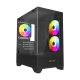 MaxGreen 350 Mid-Tower M-ATX Gaming Case With 3 ARGB Fan